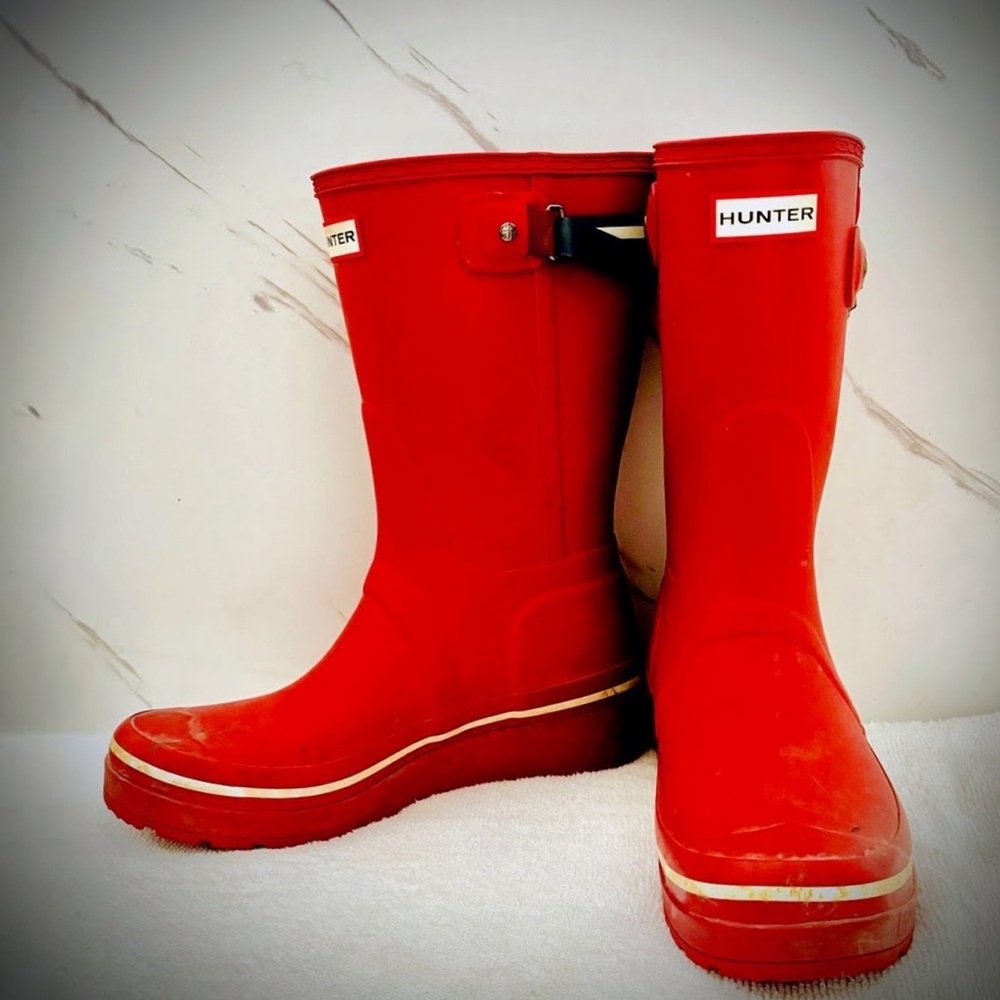 Hunter Red Women's Rain Boots